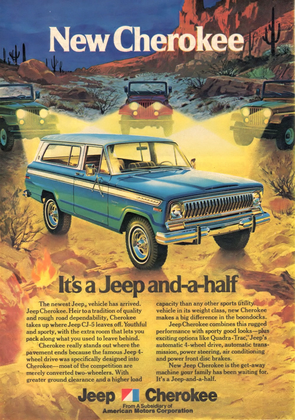1974 Jeep Auto Advertising
